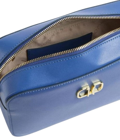 Alviero Martini 1A Classe Tracolla Reporter In Pelle Geo Summer Feeling LC92 8620 Col 0129 Blu Astrale